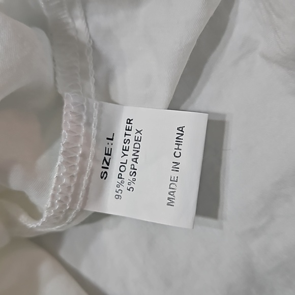 White Button Down Blouse - Picture 5 of 5